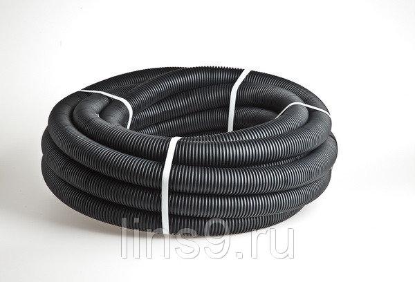 Труба автомобильная гофрированная 4,  6 мм ПП 50 м разрезная